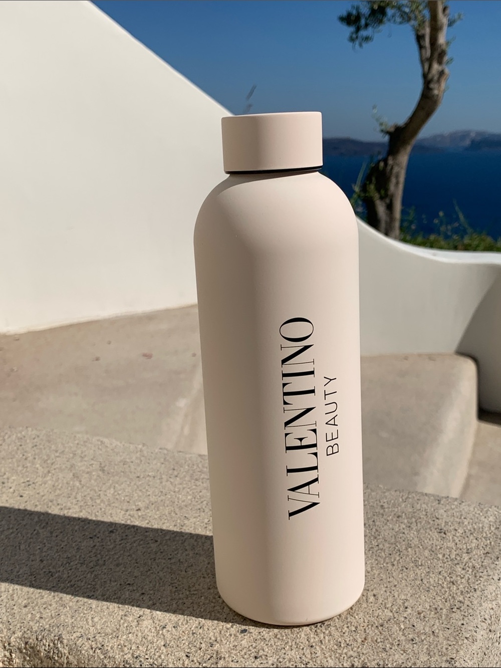 Brand new in box, authentic Valentino from Italy ivory water bottle. Must have!